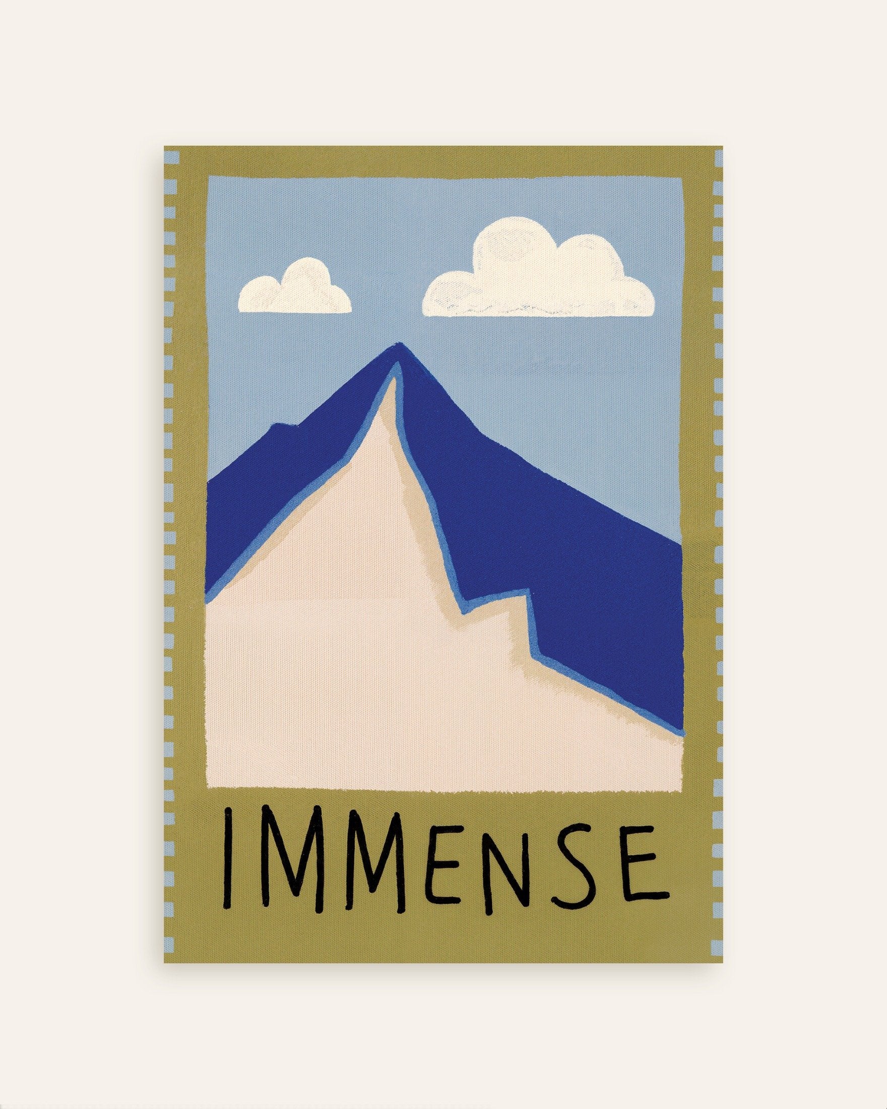 Poster of Immense - Typographic Poster, thumbnail