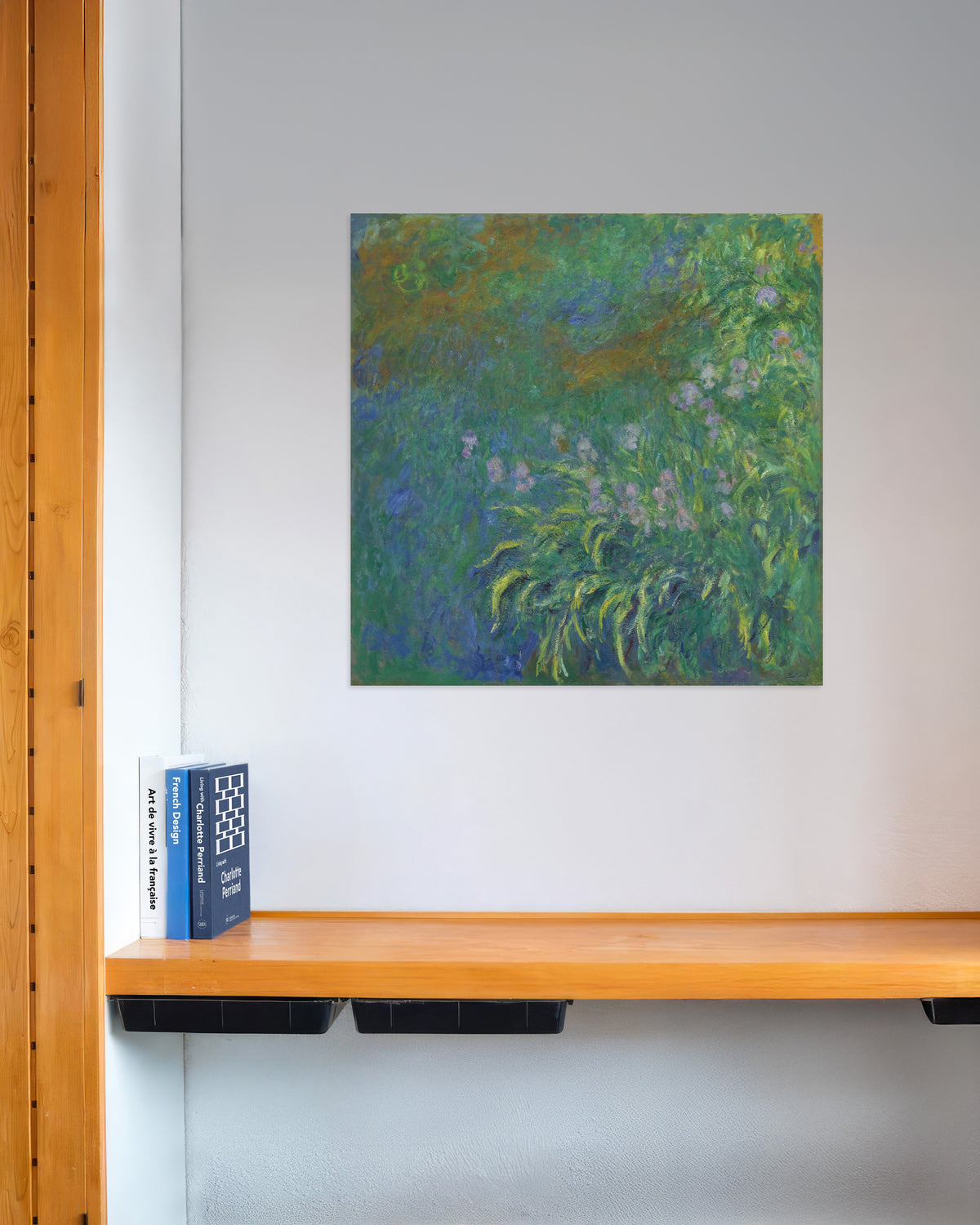 Poster Schwertlilien (1914–1917) von Claude Monet