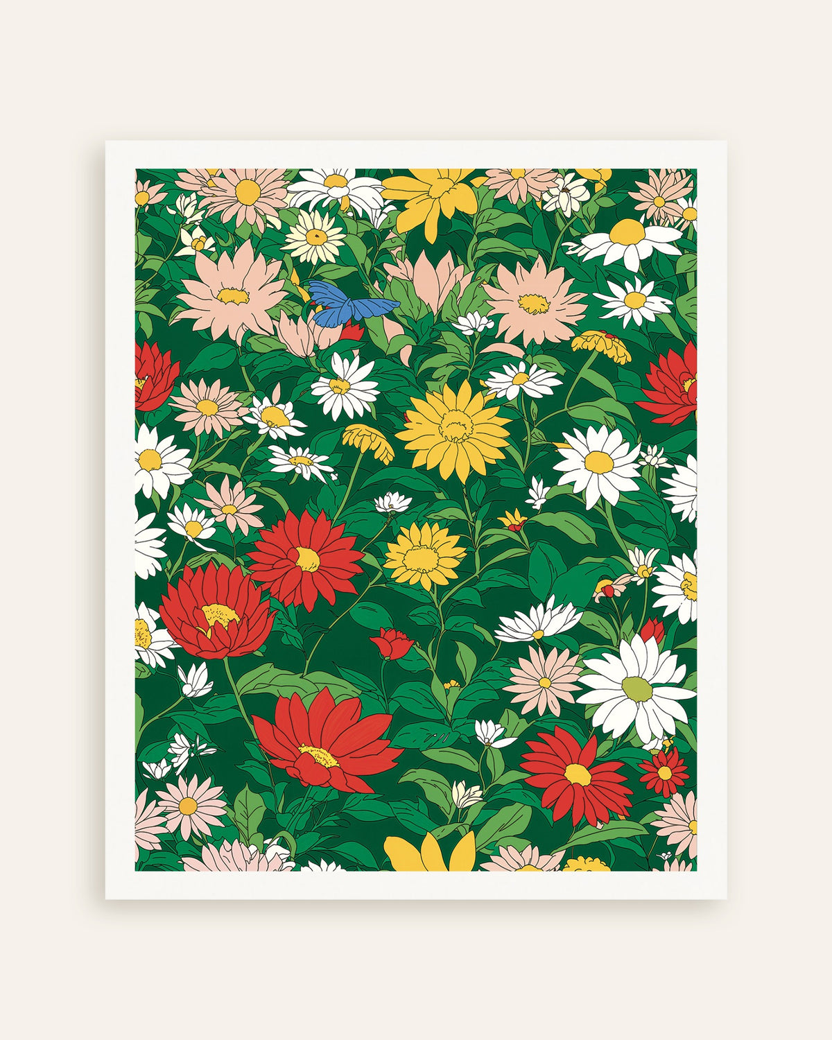 Poster „Japanisches Animationsstudio, Blume“, Vorschaubild