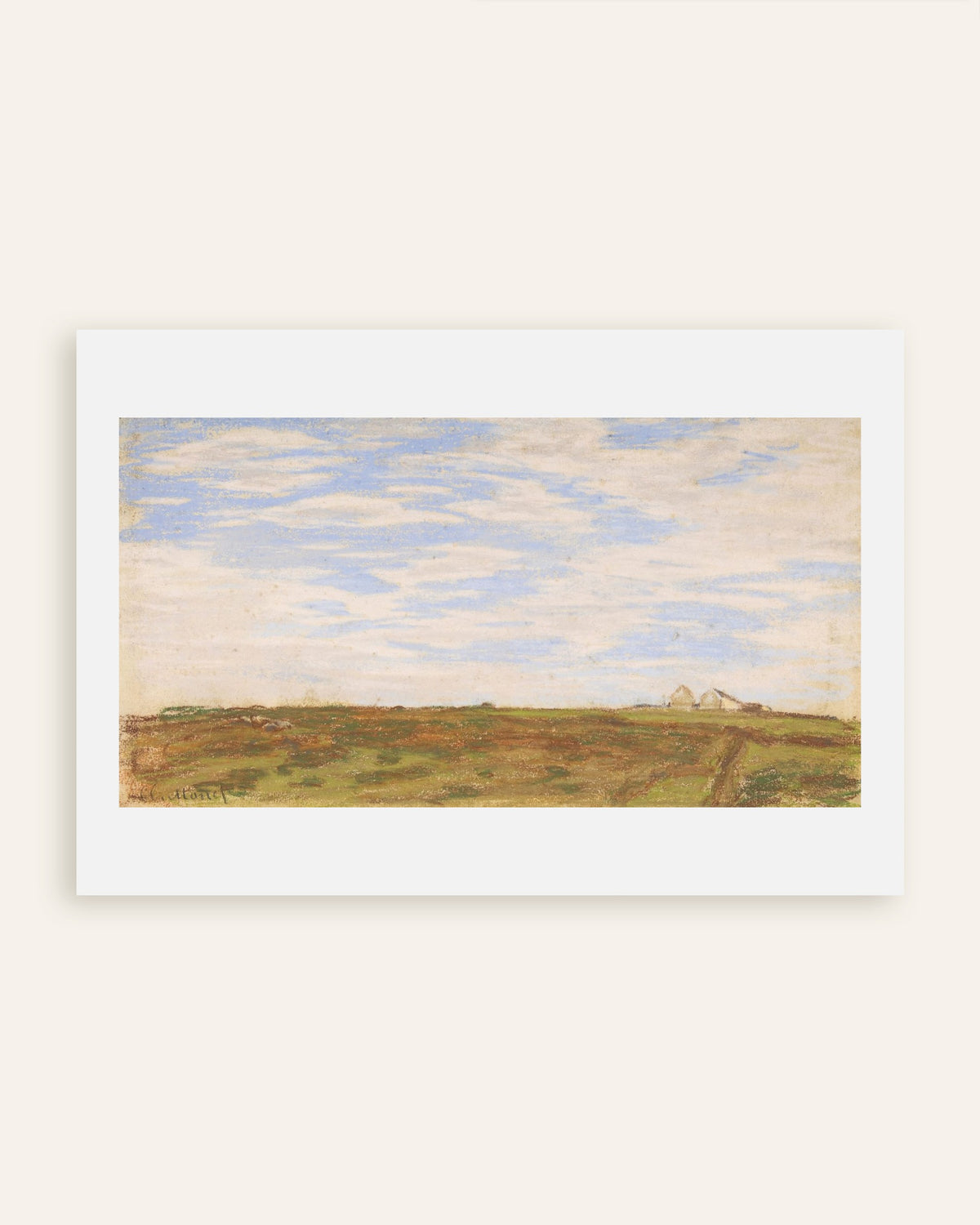 Poster Landschaft (1864–1866) von Claude Monet, Vorschaubild