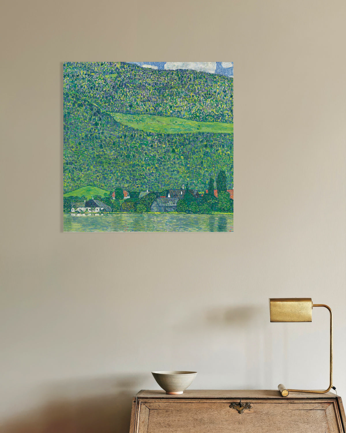 Poster „Litzlberg am Attersee (1914–1915) von Gustav Klimt“