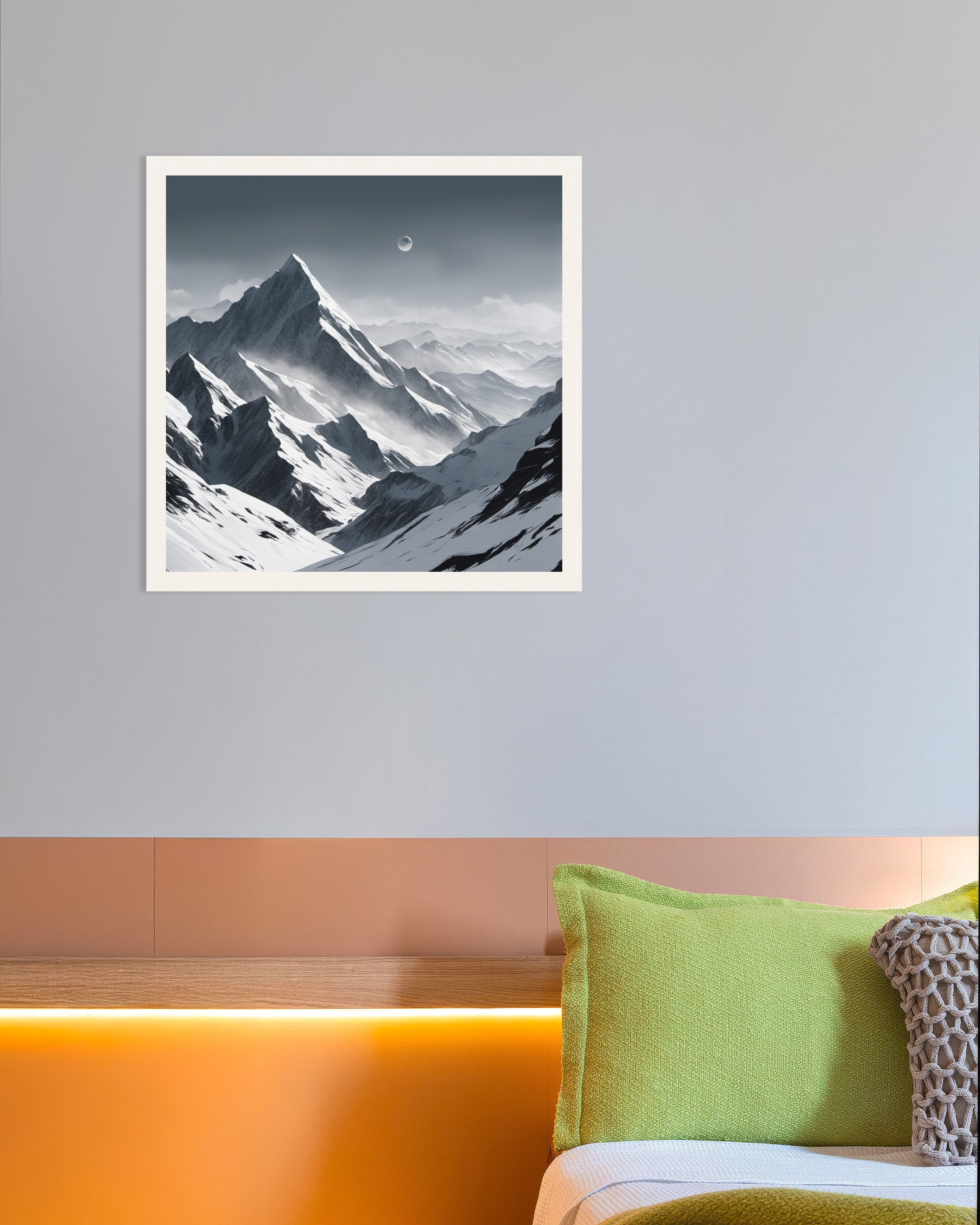 Poster of Neo-minimalism, Mountains - Poster