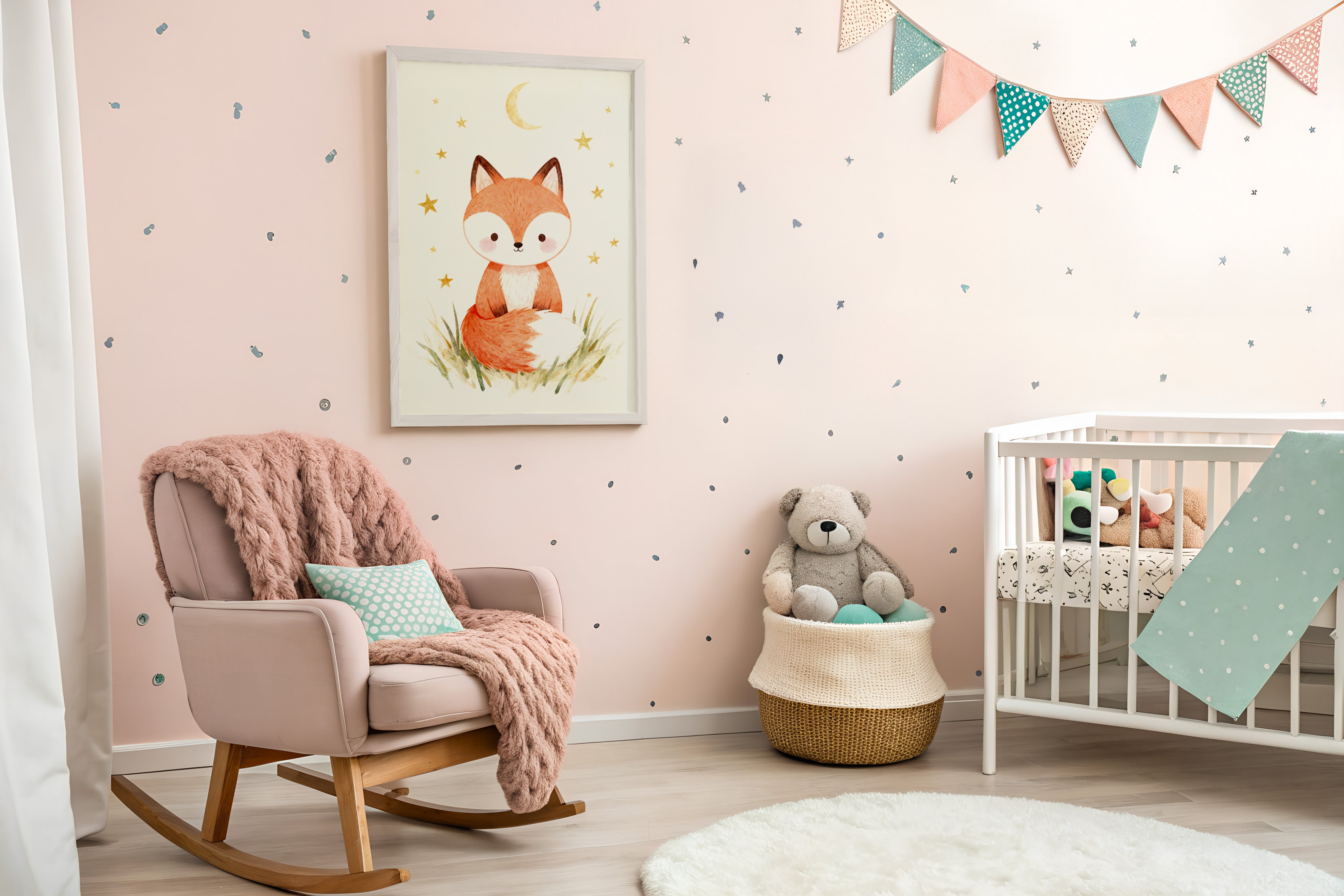 Fuchs Poster - Waldkindergarten Wandplakat