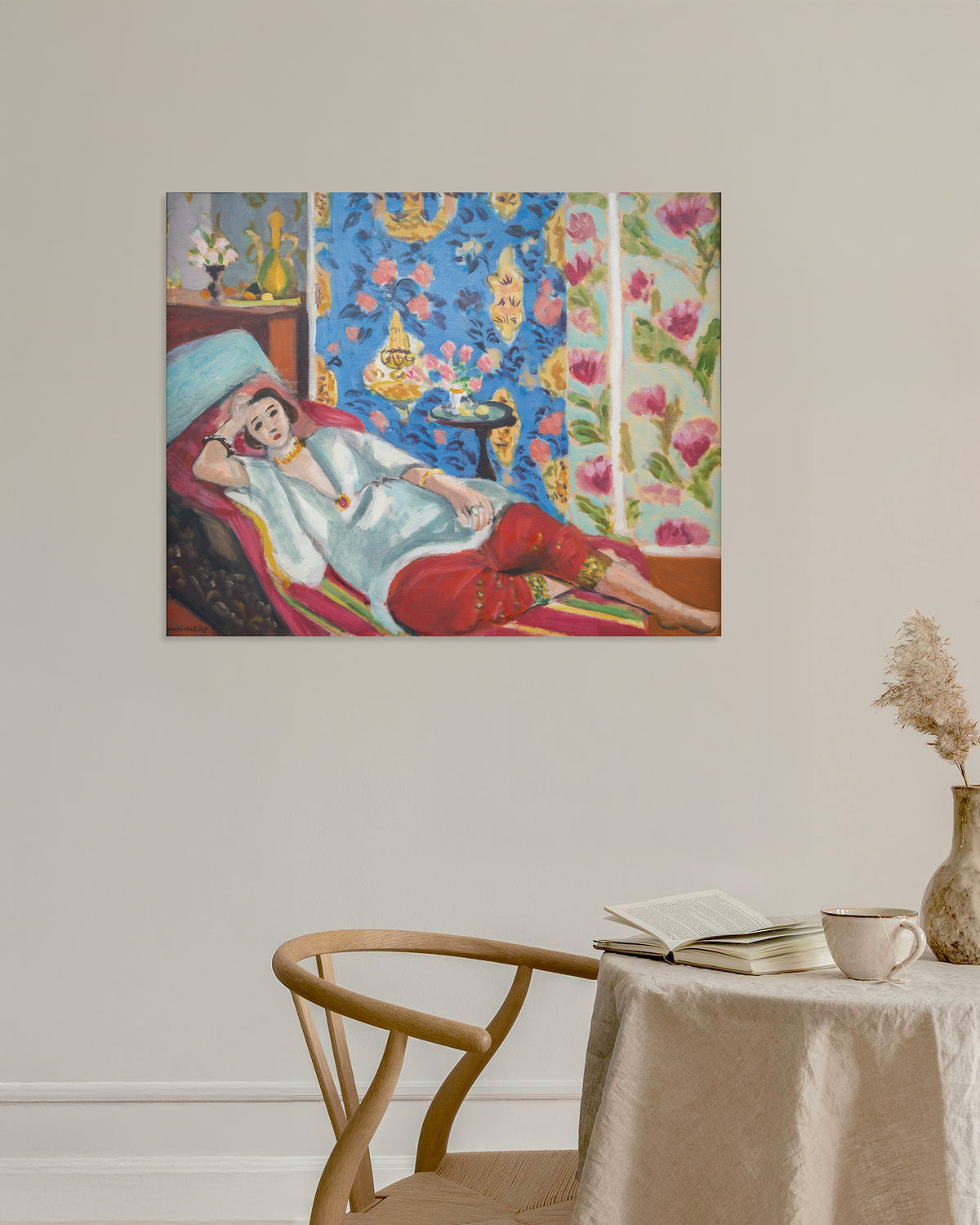 Poster „Odaliske mit roter Pluderhose (1924–1925) von Henri Matisse“