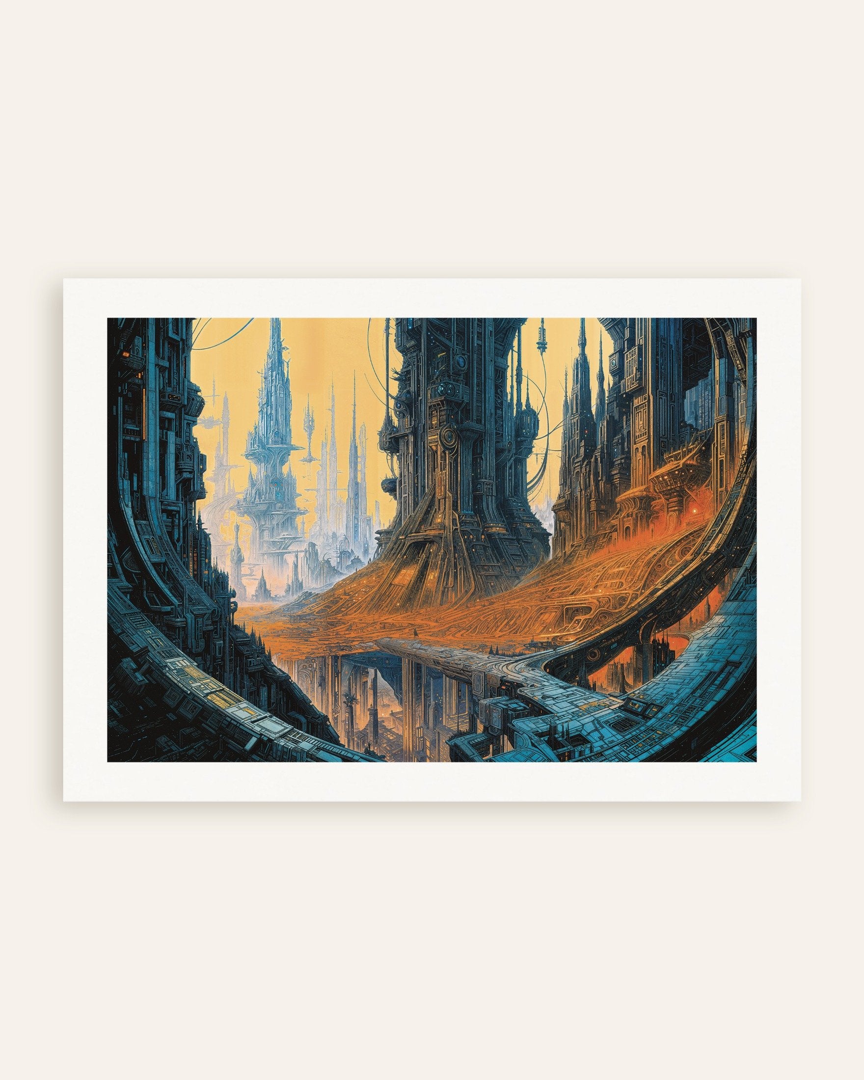 Poster of Other Worlds Than These - tribute to Métal Hurlant 01 - Poster, thumbnail