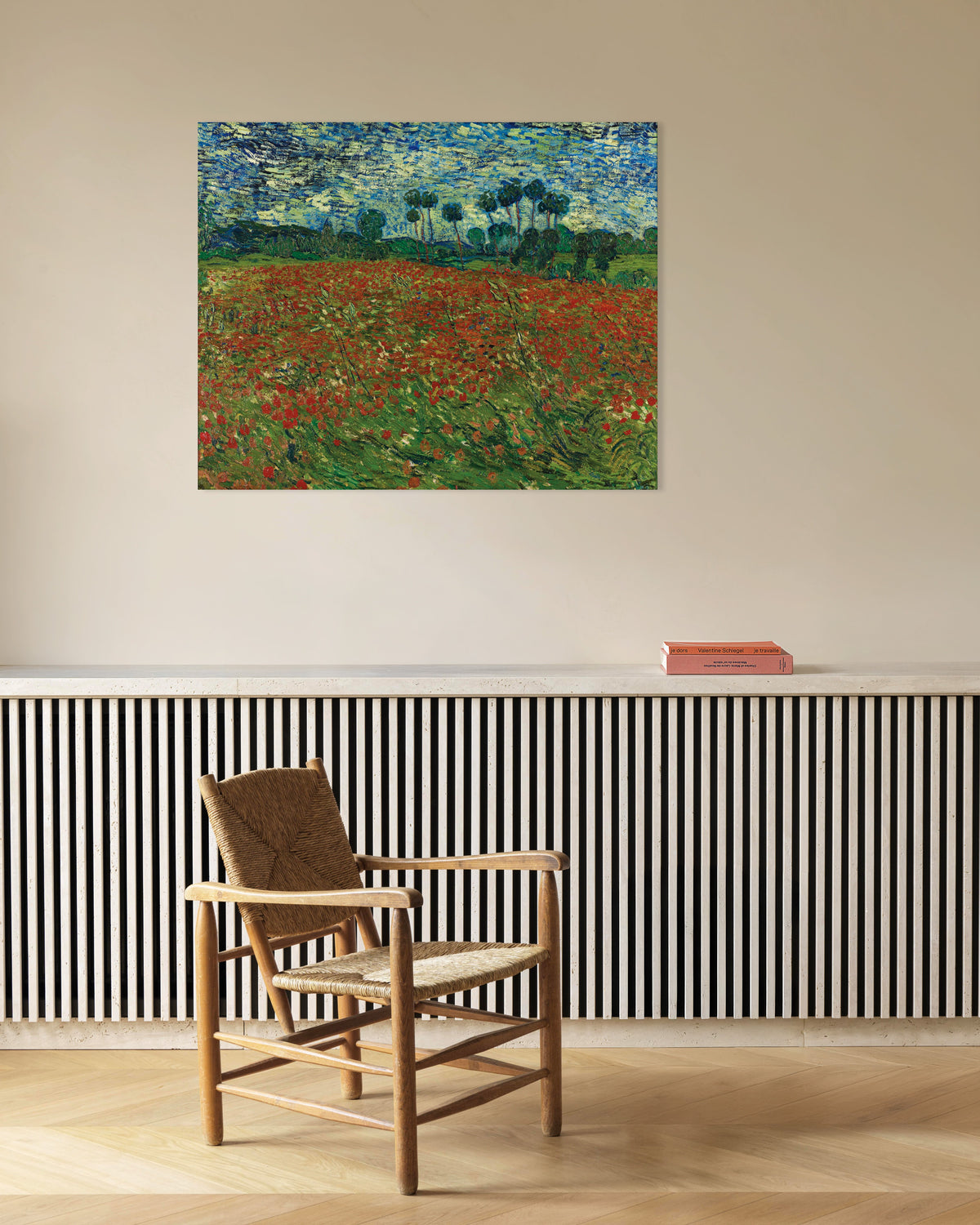 Poster „Mohnfeld (1890) von Vincent van Gogh“