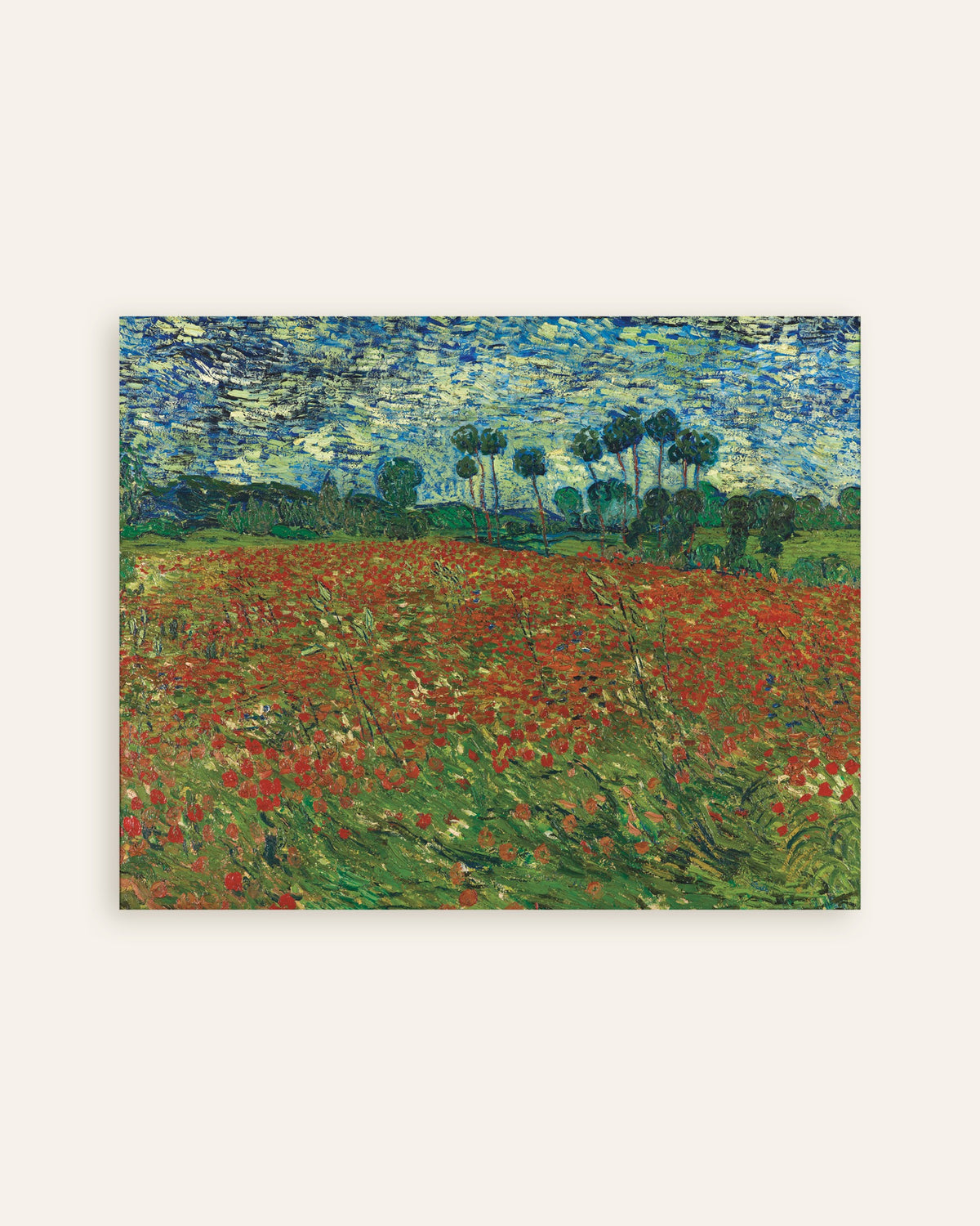 Poster „Mohnfeld (1890) von Vincent van Gogh“, Vorschaubild