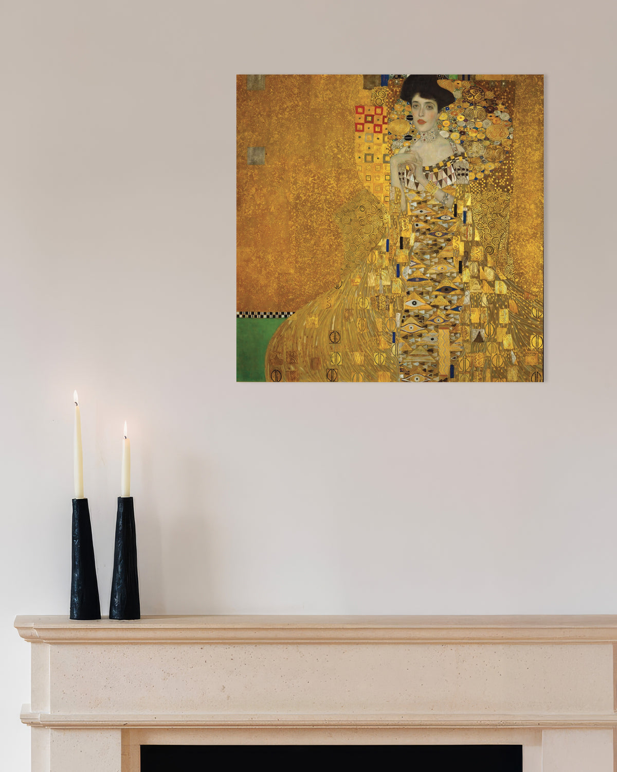 Poster Bildnis Adele Bloch-Bauer I (1907) von Gustav Klimt