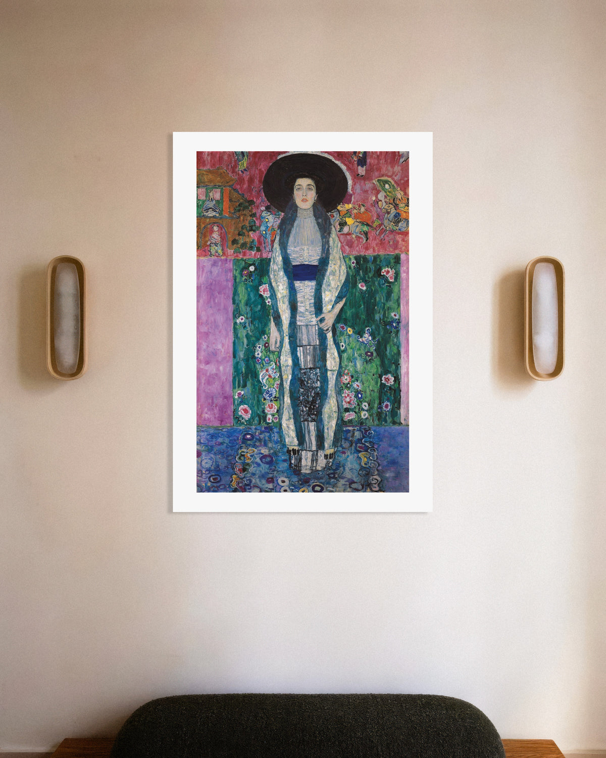 Poster Bildnis Adele Bloch-Bauer II (1912) von Gustav Klimt