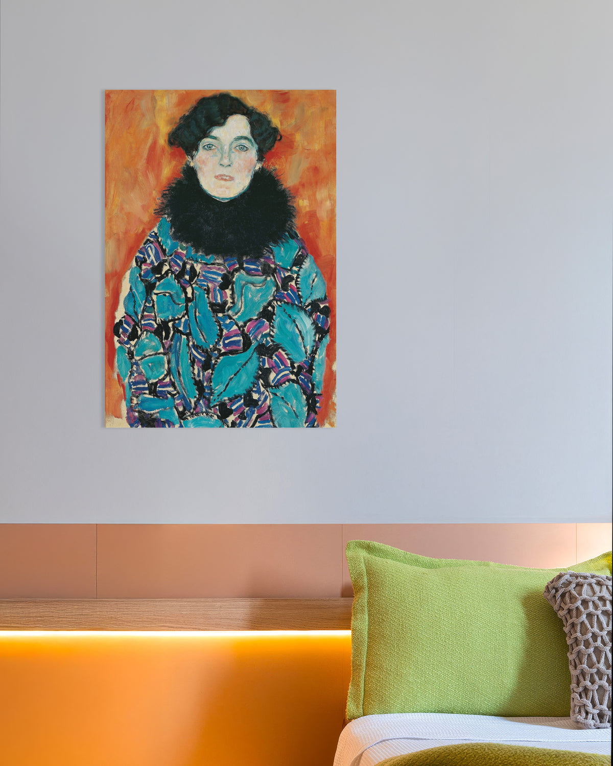 Poster Bildnis Johanna Staude (1917) von Gustav Klimt