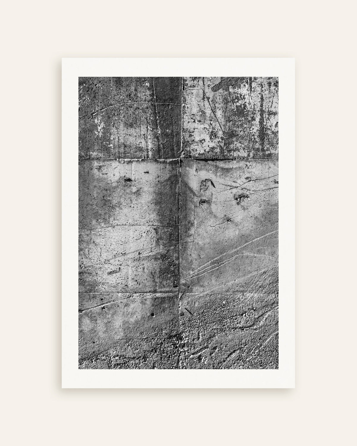 Poster „Raue Betonwandstruktur“, Miniaturansicht