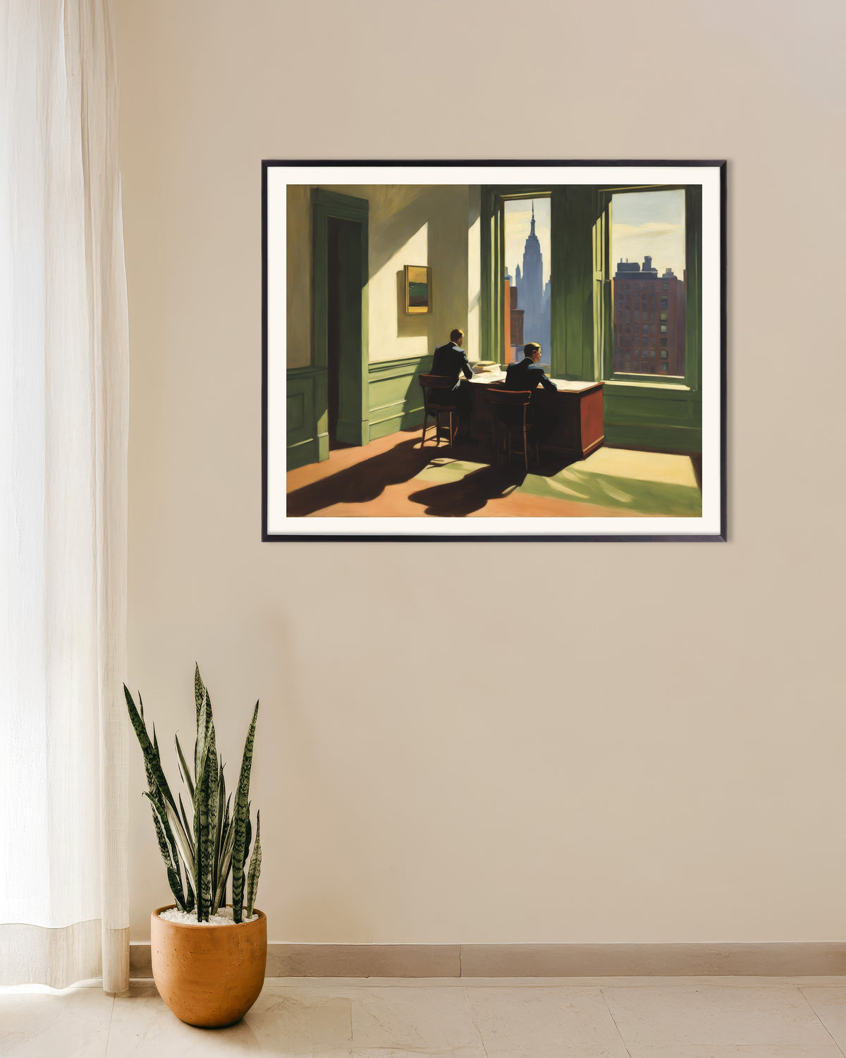 Poster mit dem Motiv „Realistische amerikanische Malerei des 20. Jahrhunderts“, Poster mit Metallrahmen