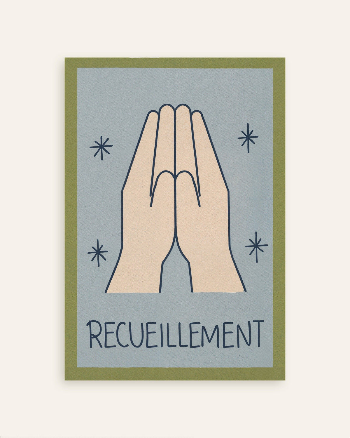 Poster Besinnung – Poster mit minimalistischer Linienkunst, Vorschaubild