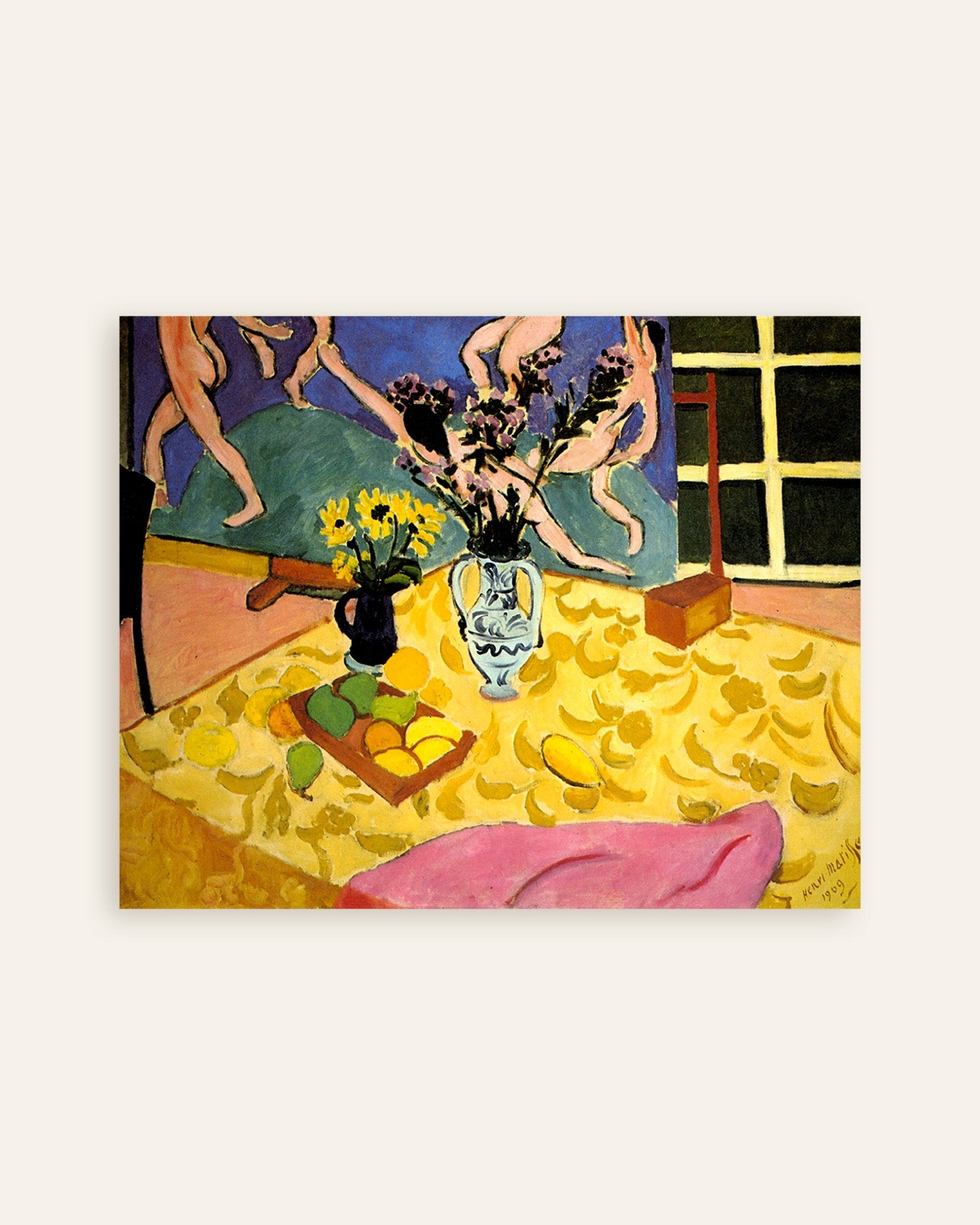 Poster of Still life with 'La Danse' (1909) by Henri Matisse, thumbnail