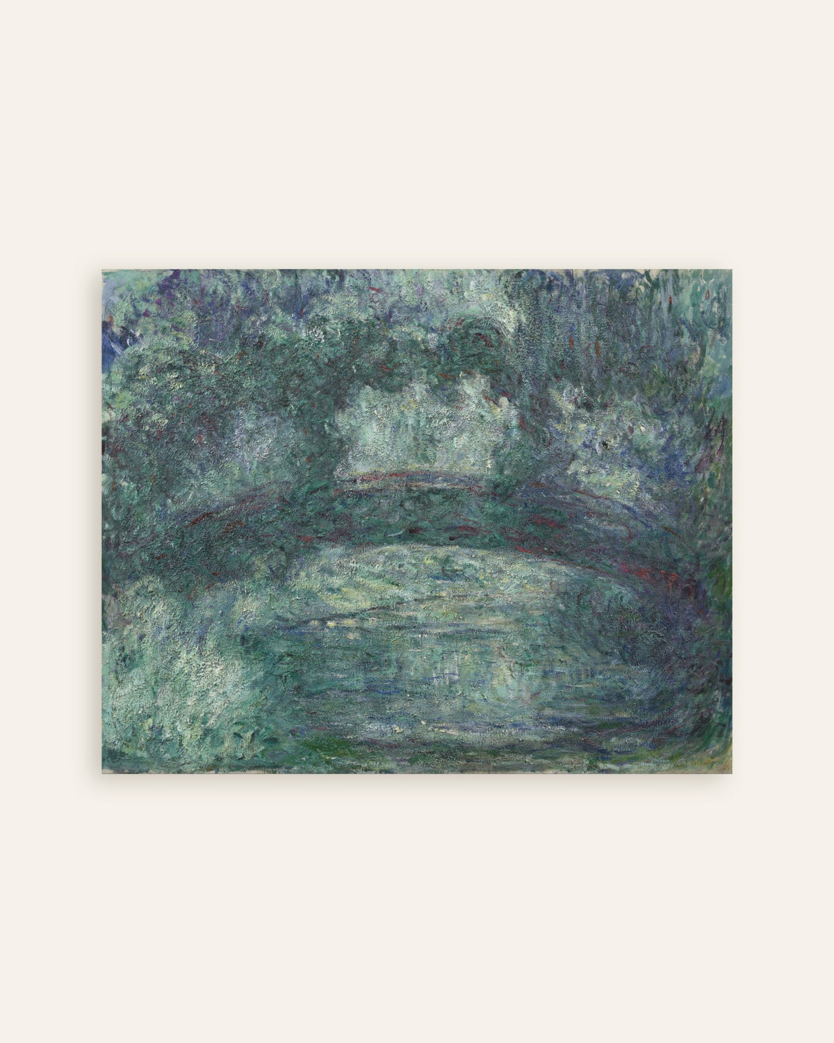 Poster Die japanische Brücke (1919–1924) von Claude Monet, Vorschaubild