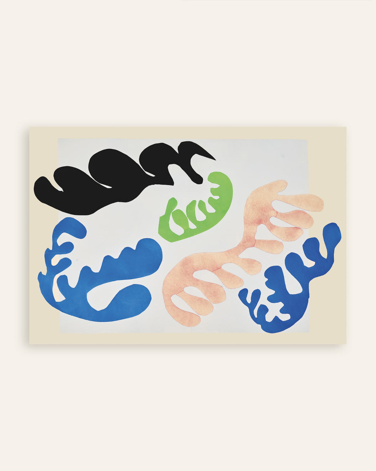 Poster Die Lagune in Blau und Koralle (Jazz, 1947) von Henri Matisse, als Miniaturansicht