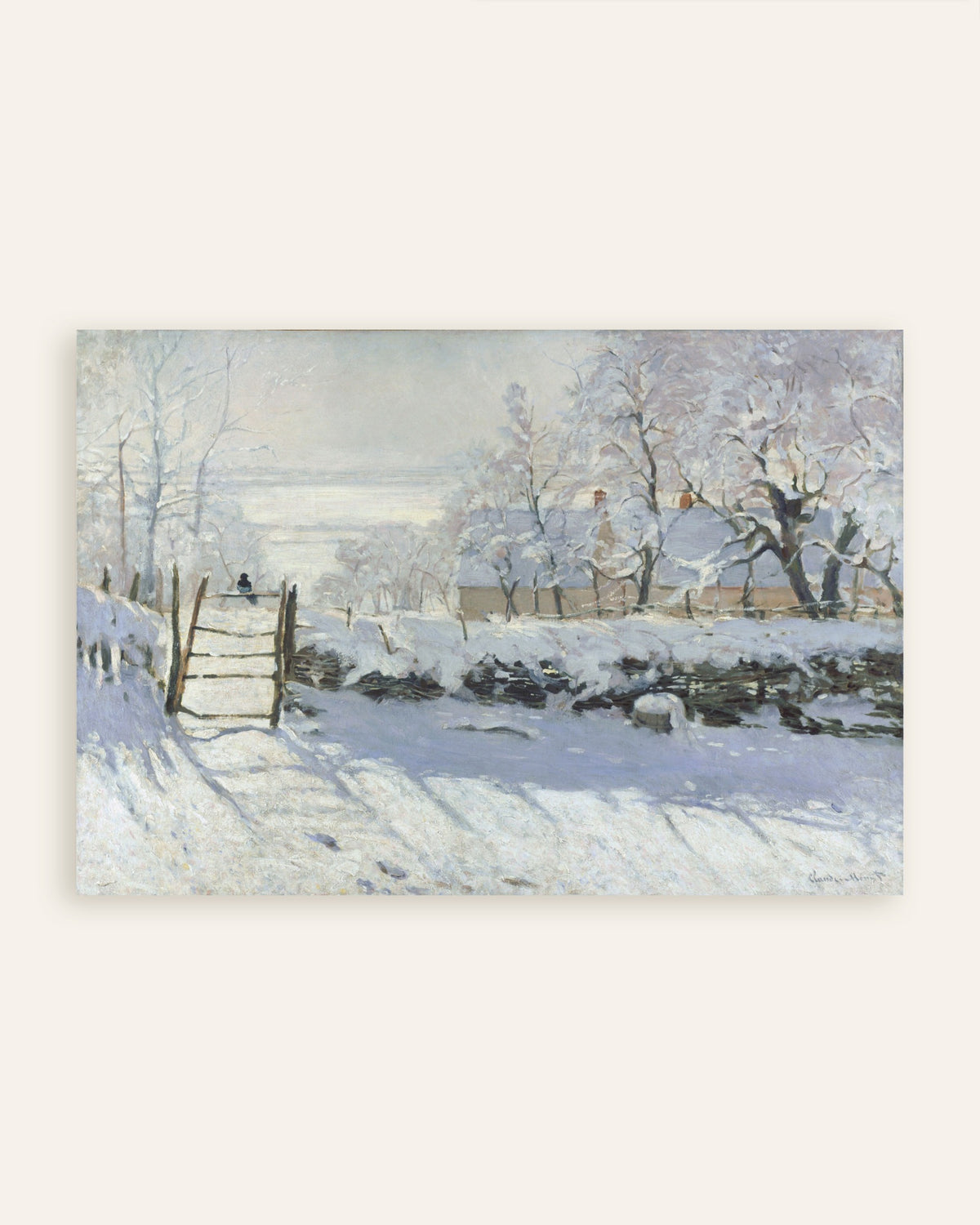 Poster Die Elster (1868–1869) von Claude Monet, Vorschaubild