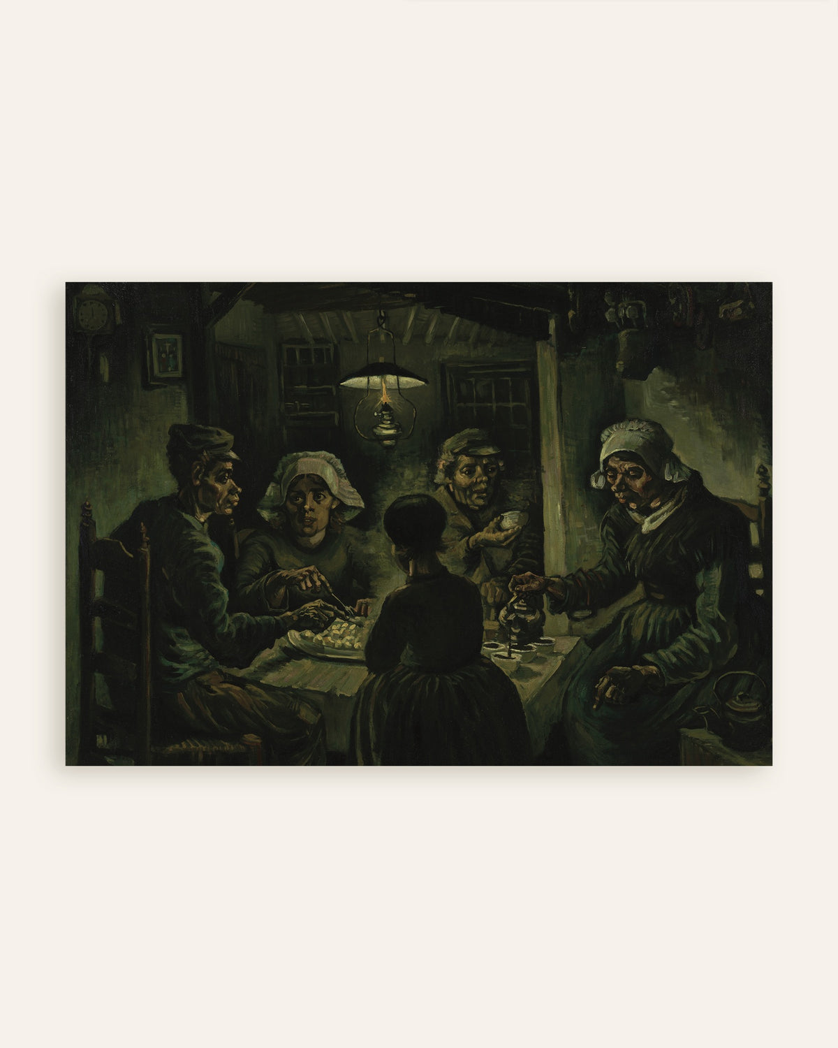 Poster „Die Kartoffelesser“ (1885) von Vincent van Gogh, als Miniaturansicht