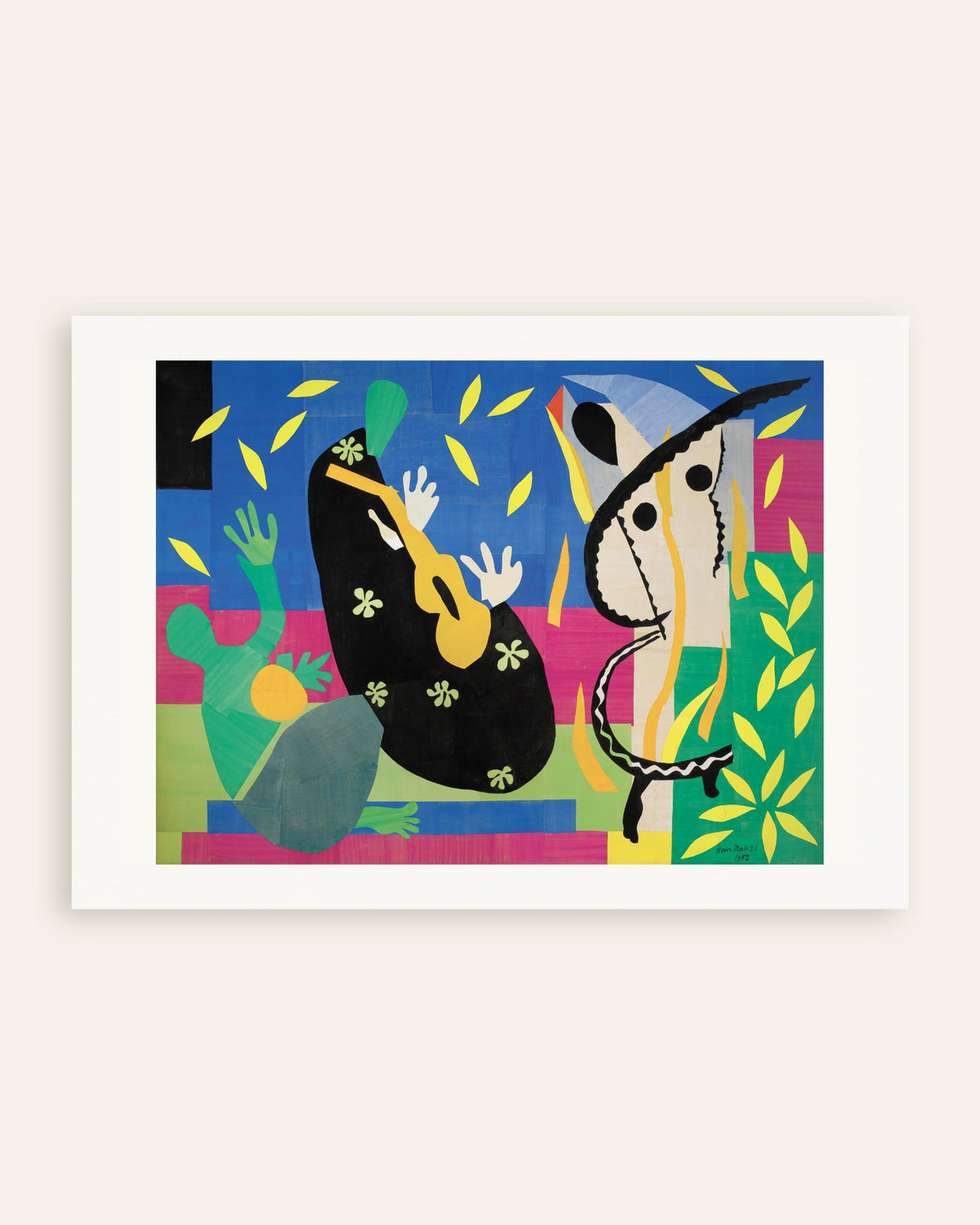 Poster mit Die Trauer des Königs von Henri Matisse, Miniaturansicht