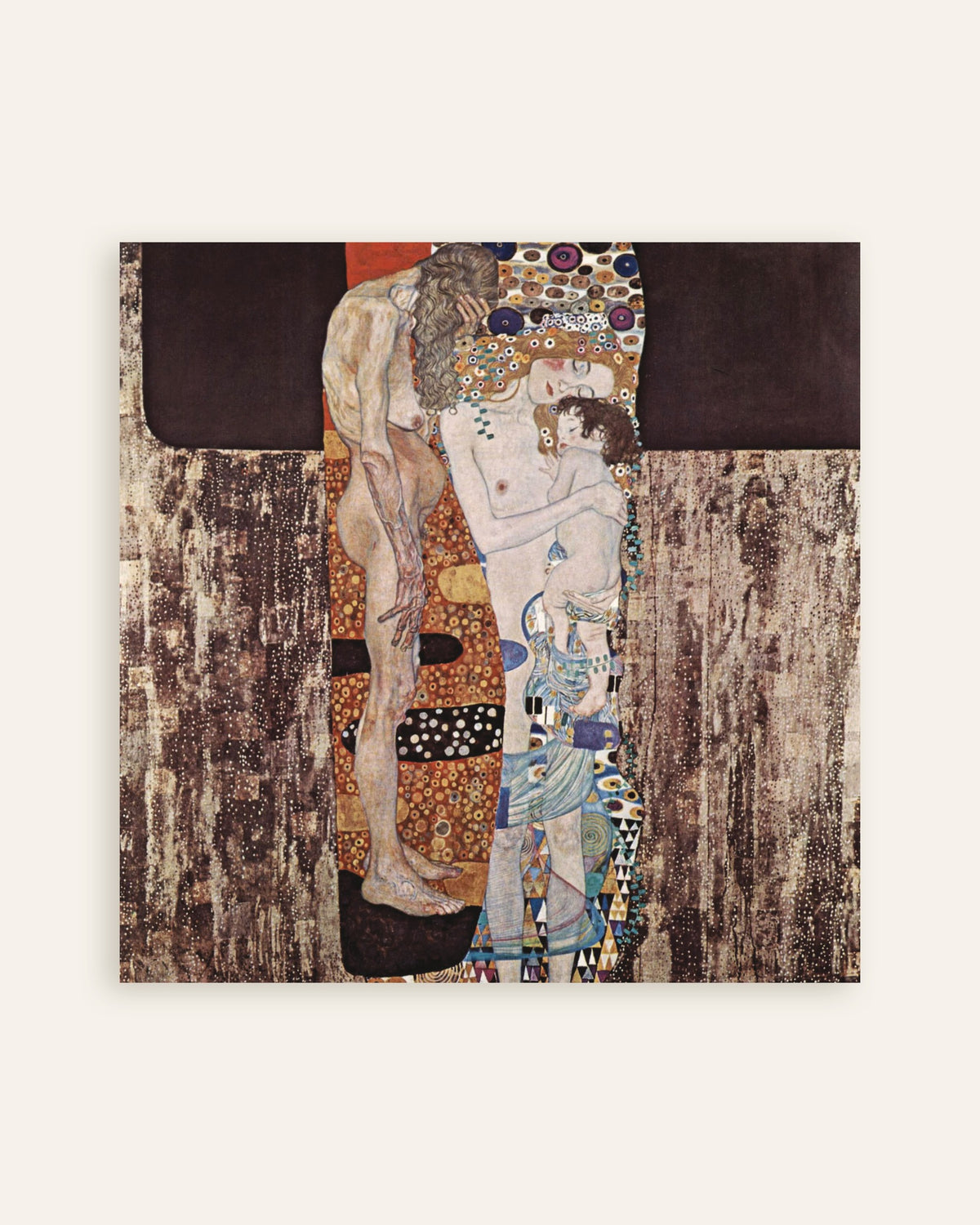 Poster Die drei Lebensalter der Frau (1905) von Gustav Klimt, Vorschaubild