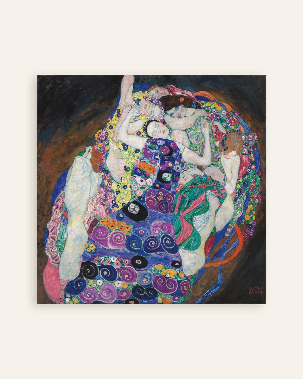 Poster Die Jungfrau (1913) von Gustav Klimt, Vorschaubild