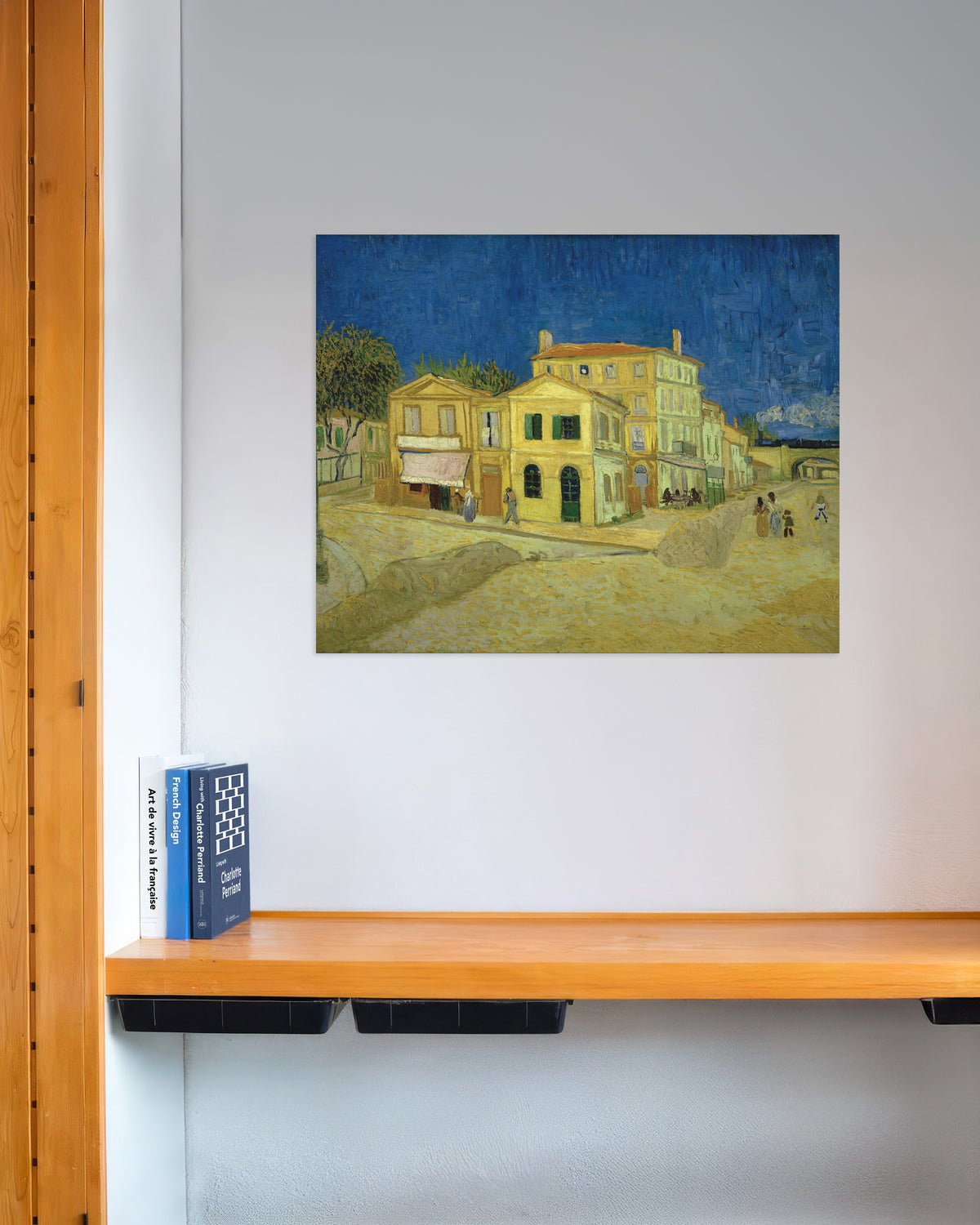 Poster von Das Gelbe Haus, Die Straße (1888) von Vincent van Gogh