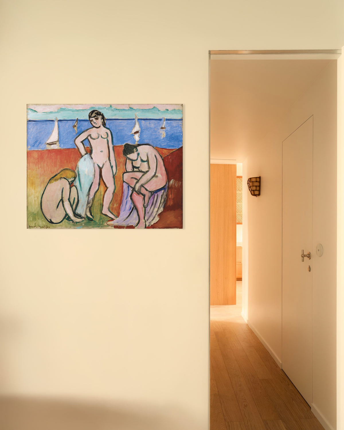 Poster Drei Badende (1907) von Henri Matisse