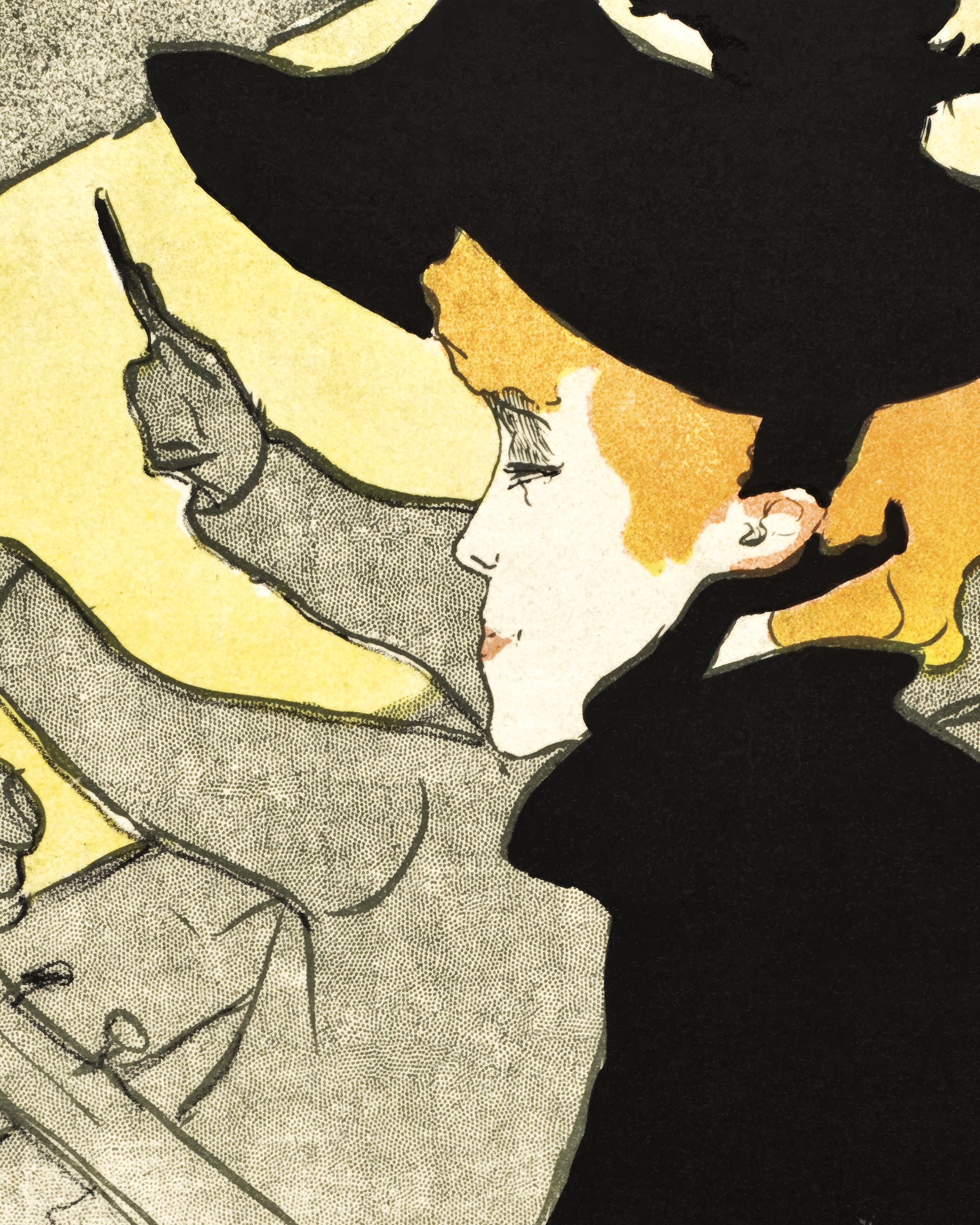 Divan Japonais (ca. 1892–1893) von Henri de Toulouse-Lautrec Poster