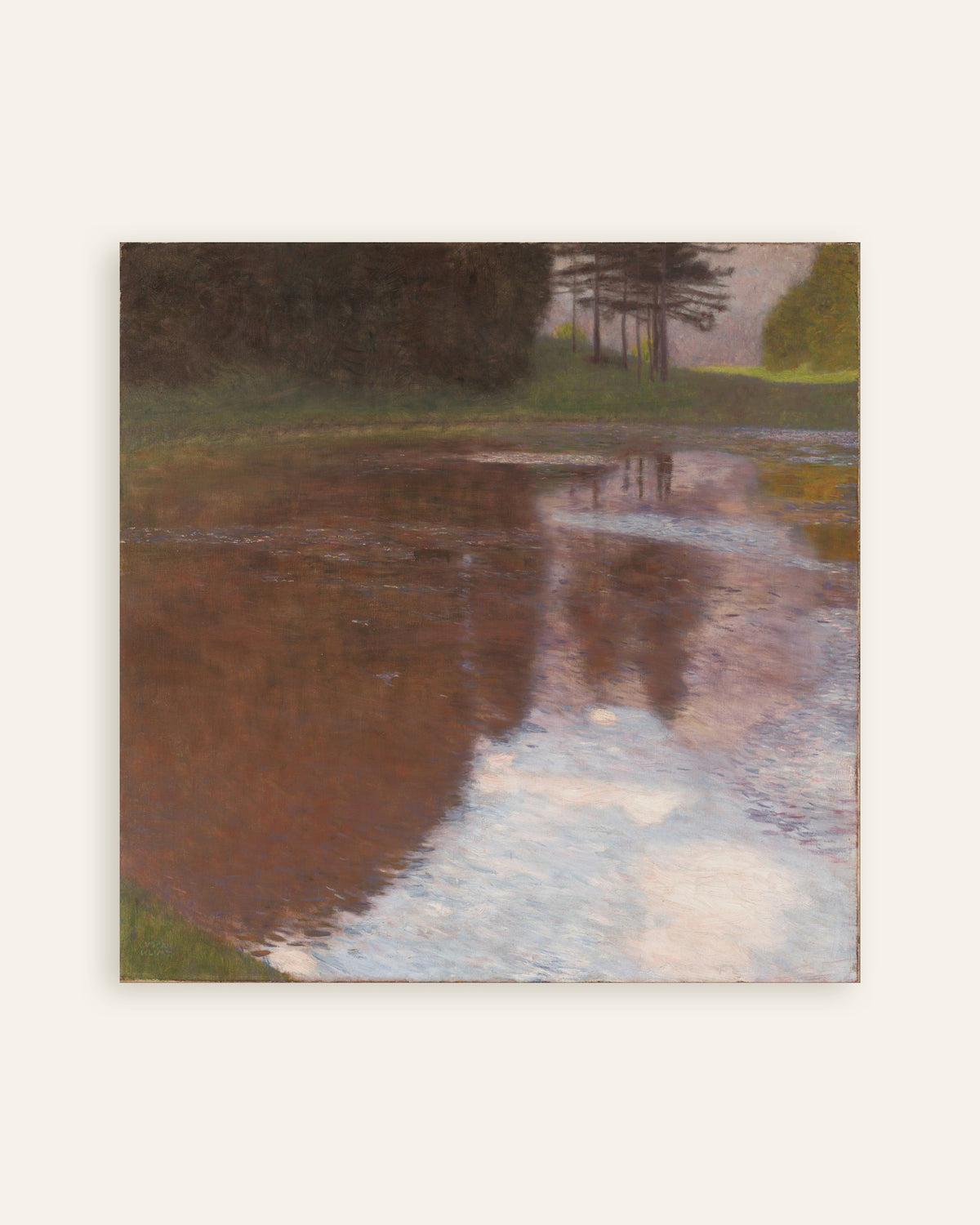 Poster Stiller Weiher (1899) von Gustav Klimt, Vorschaubild
