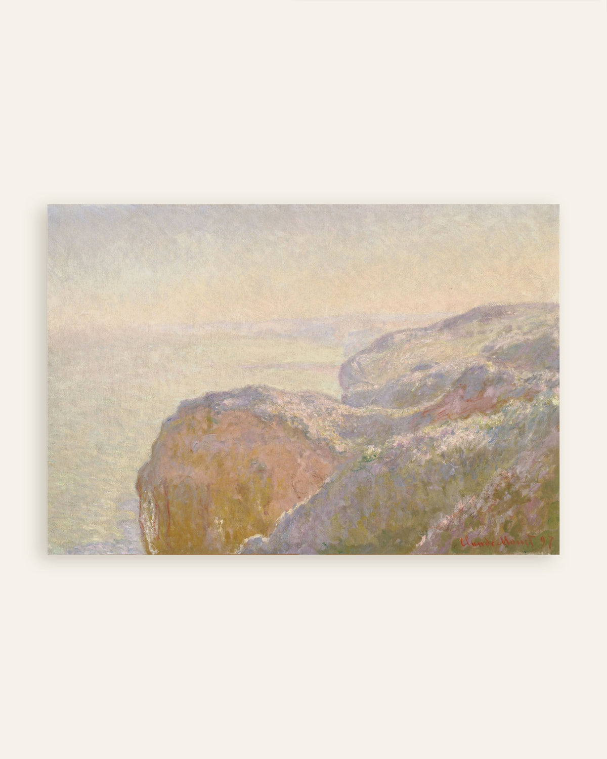 Poster Val-Saint-Nicolas bei Dieppe, Morgen (1897) von Claude Monet, Vorschaubild