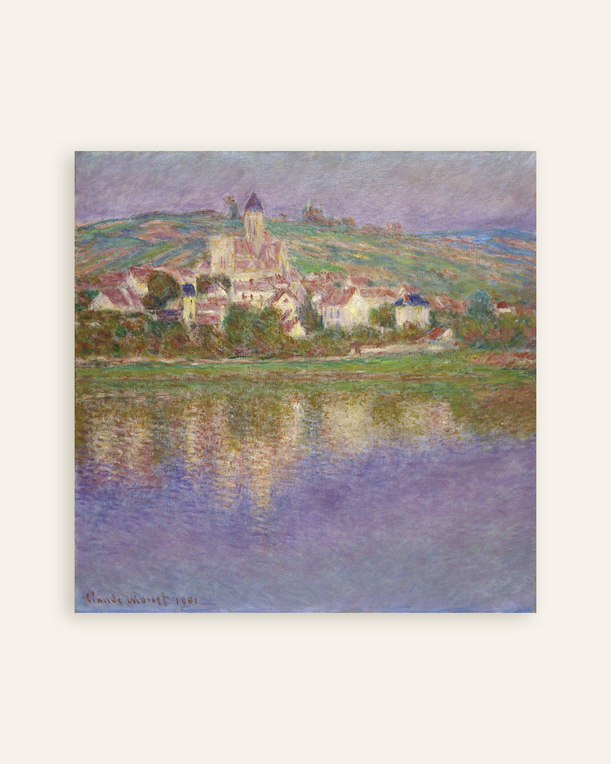 Poster Vétheuil (1901) von Claude Monet, Vorschaubild