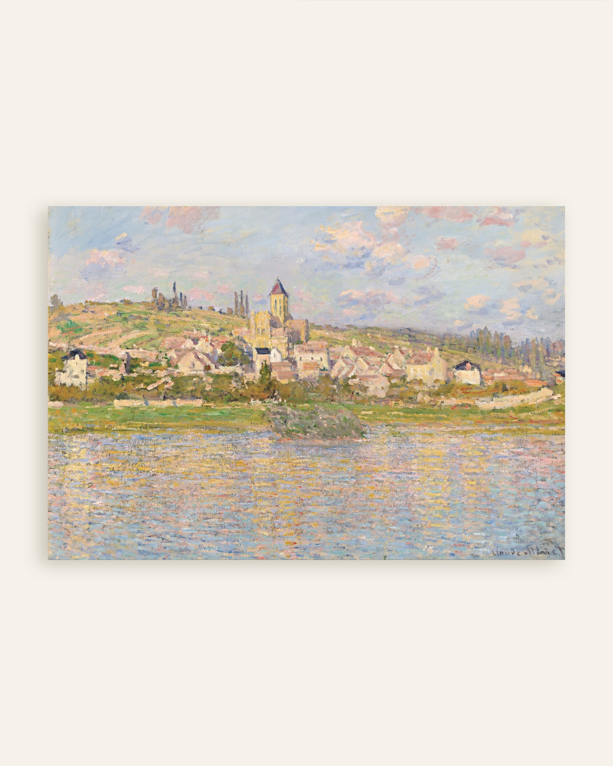 Poster Vétheuil von Claude Monet, Vorschaubild