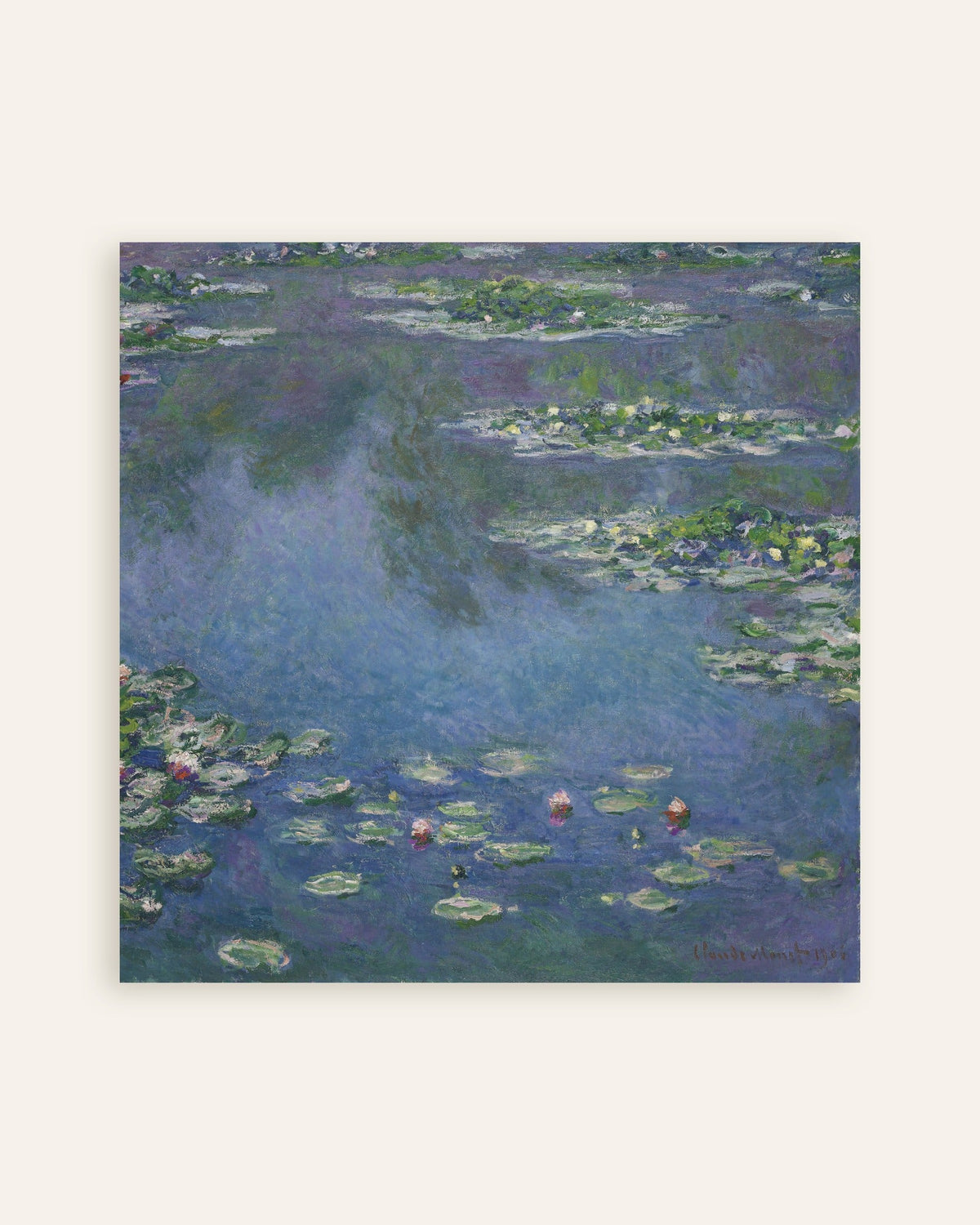 Poster Seerosen (1906) von Claude Monet, Vorschaubild