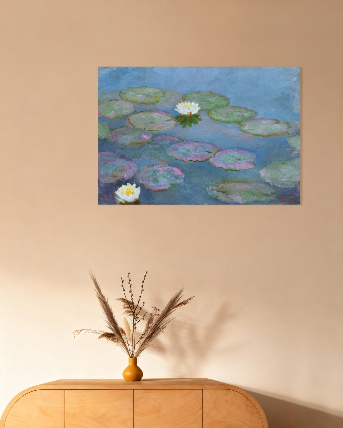 Poster Seerosen (um 1897–1899) von Claude Monet