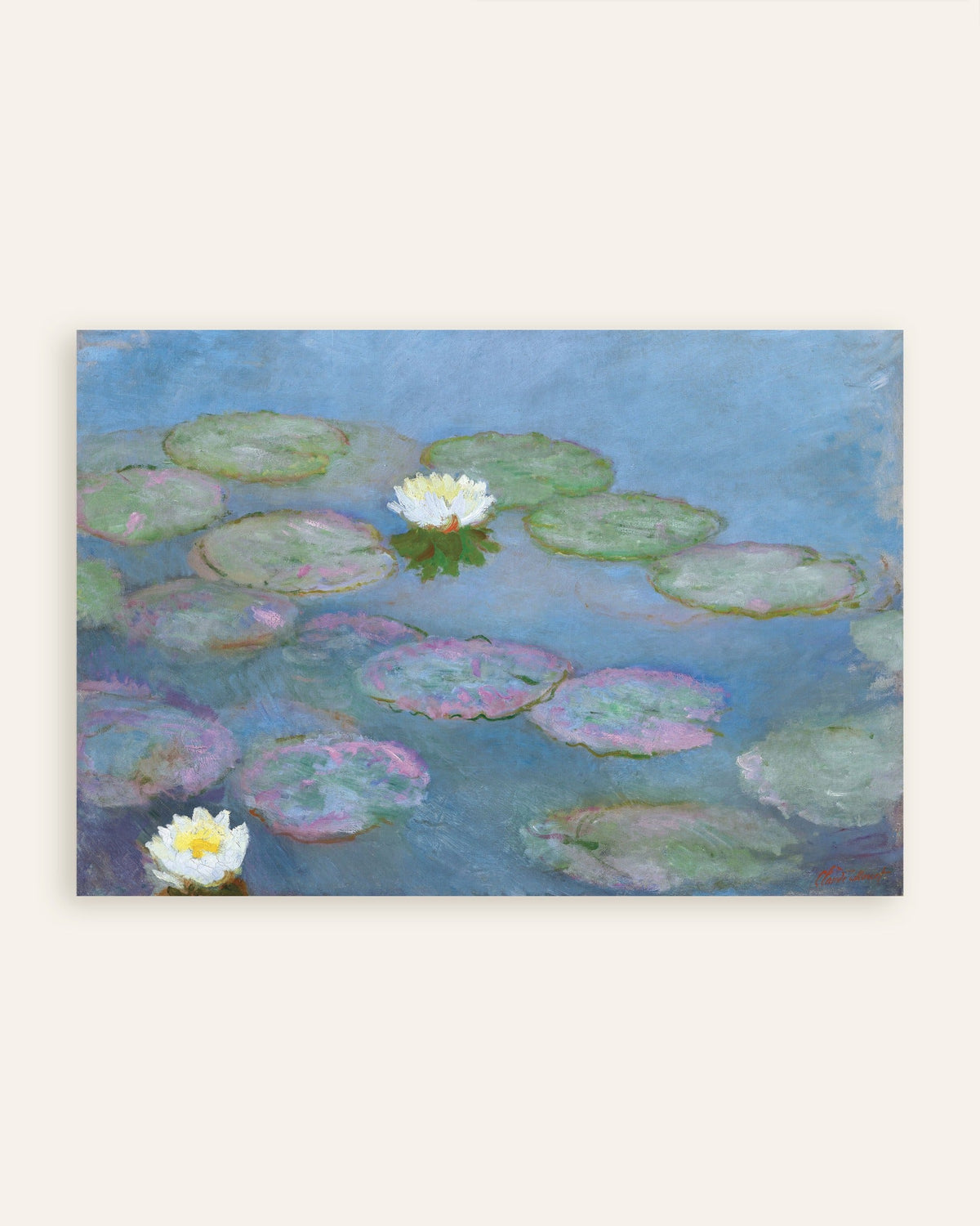 Poster Seerosen (um 1897–1899) von Claude Monet, Vorschaubild