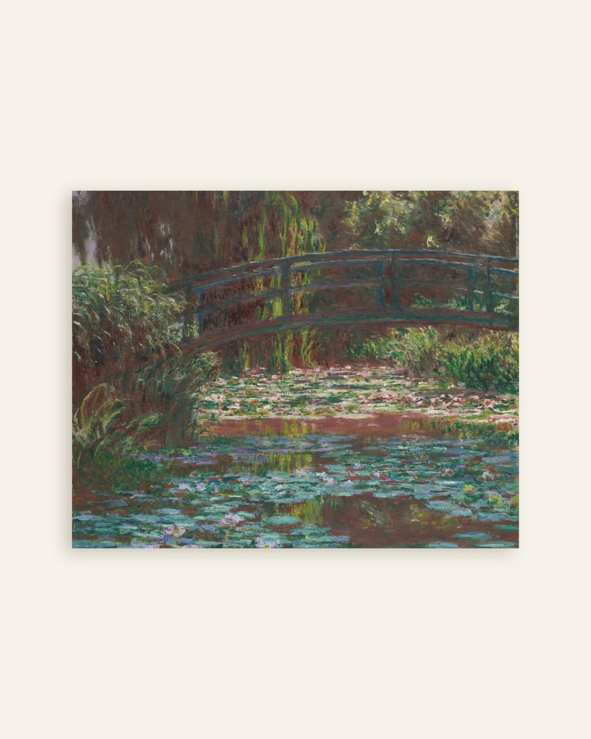 Poster Der Seerosenteich (1900) von Claude Monet, Vorschaubild