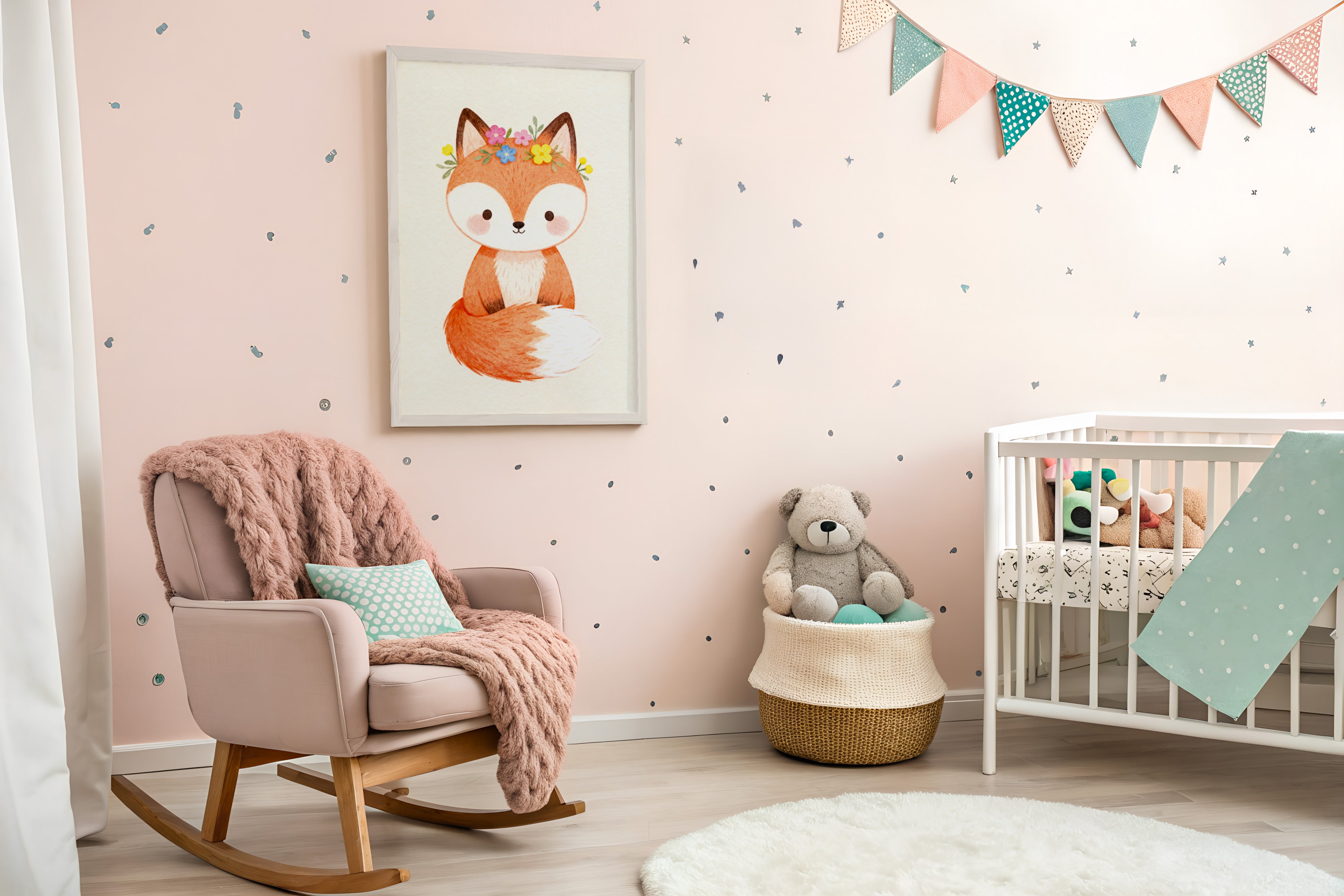 Fuchs Poster - Waldkindergarten Wandplakat