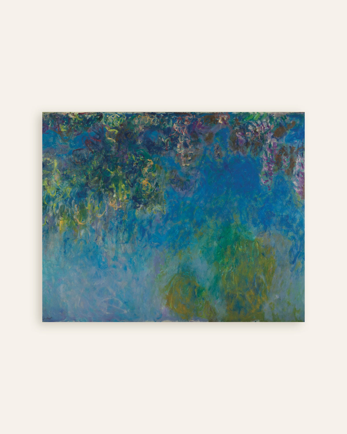 Poster Glyzinien (um 1925) von Claude Monet, Vorschaubild